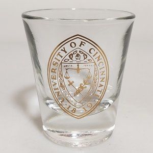 Vintage University Of Cincinnati Shot Glass #S031